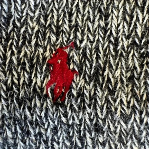 Ralph Lauren kids | newborn size 12m black and white knitted warm sweater - Picture 2 of 9